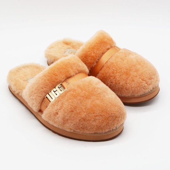 UGG Australia Dalla Sheepskin Cozy Slip On Sandal Slippers Sherbet Orange 5 $90 - Picture 2 of 14